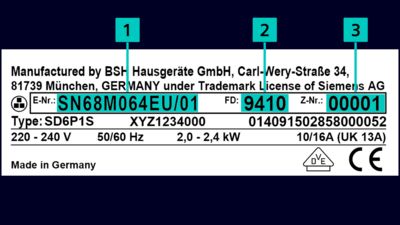Identifica tu electrodoméstico para ayudar a los técnicos a evaluarlo