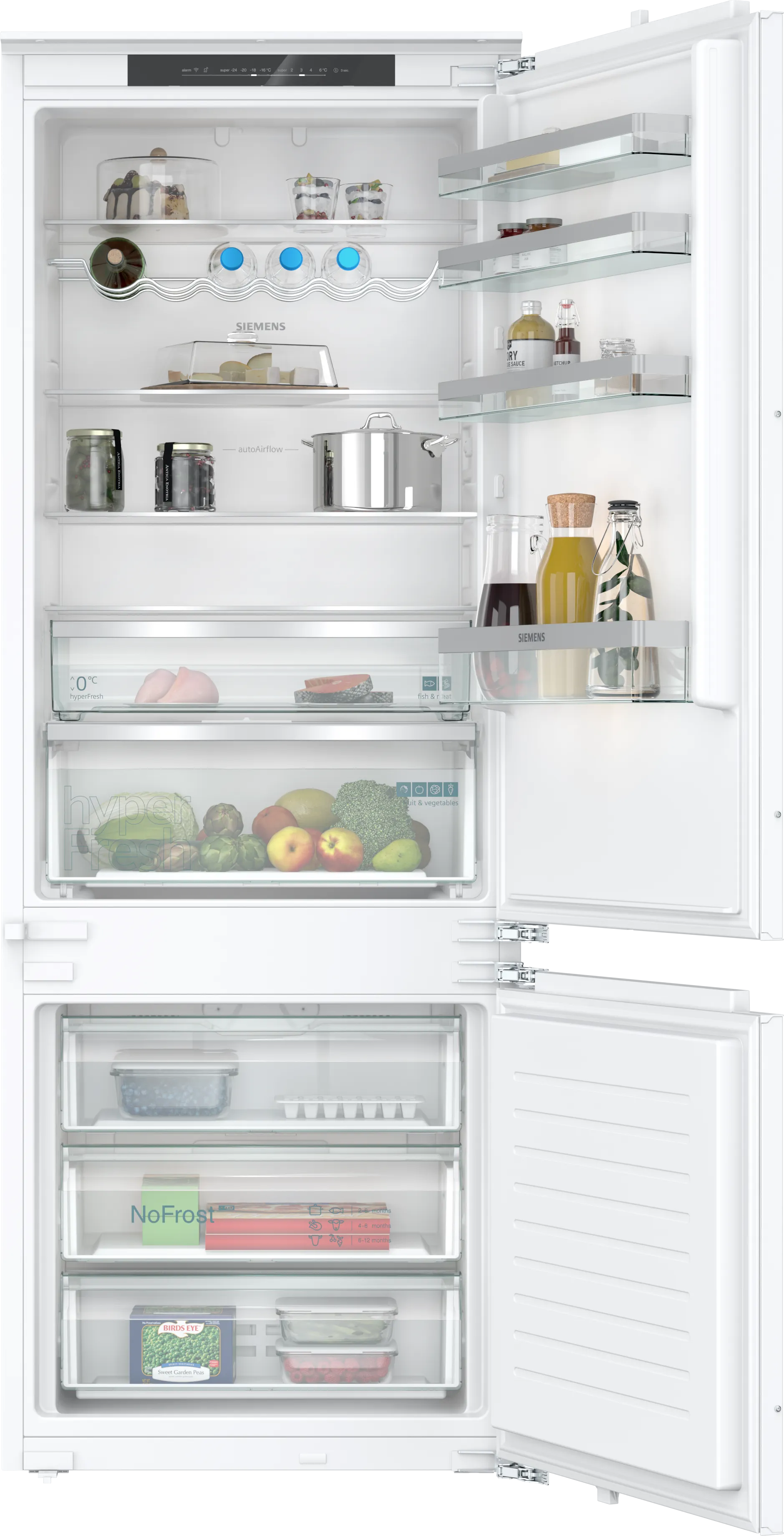 iQ300 Frigorífico combi integrable 193.5 x 70.8 cm Puerta fija