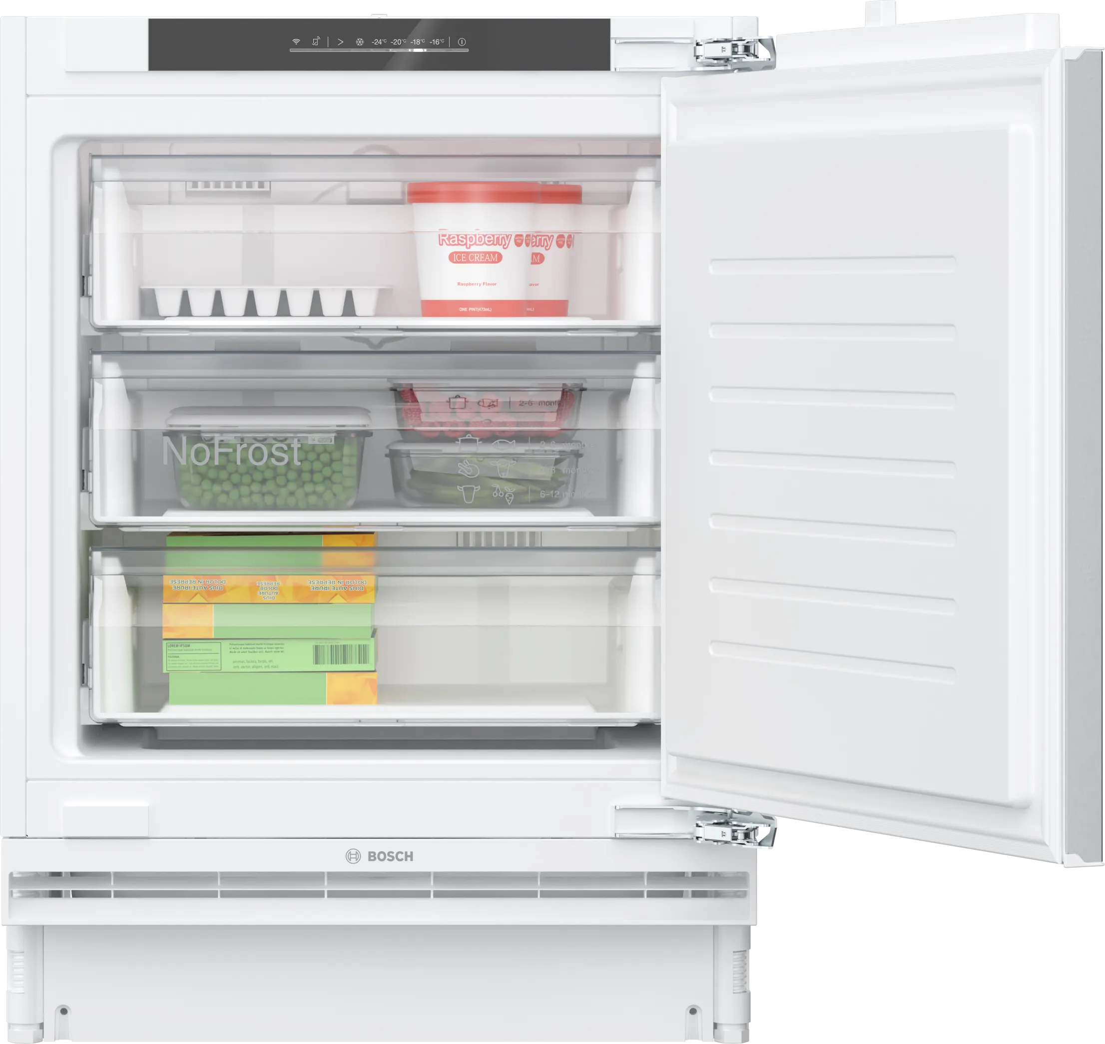 Serie 6 Onderbouwvriezer 82 x 59.8 cm Vlakscharnier met SoftClose