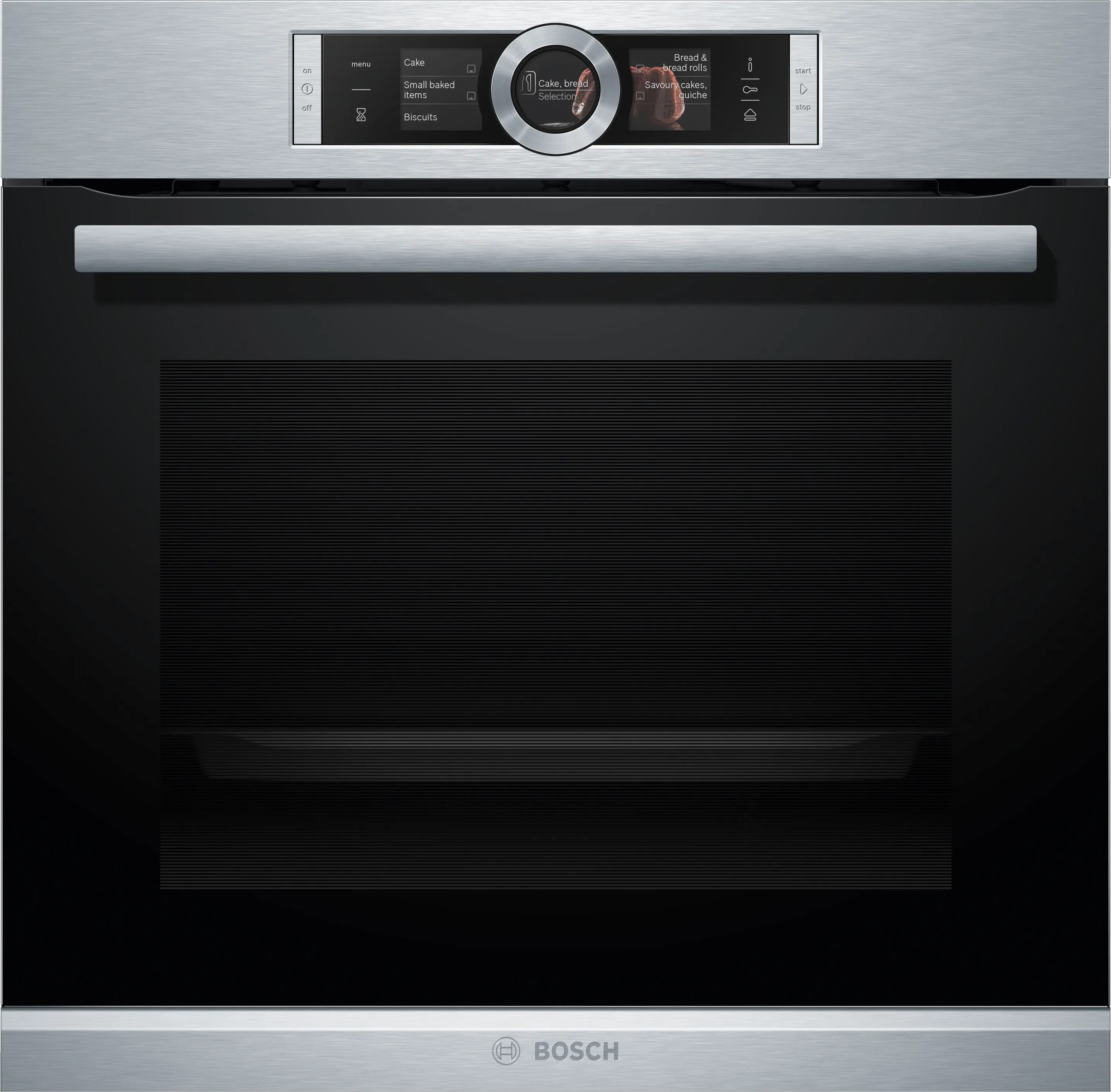 Series 8 Built-in oven with steam function 60 x 60 cm Stainless steel 