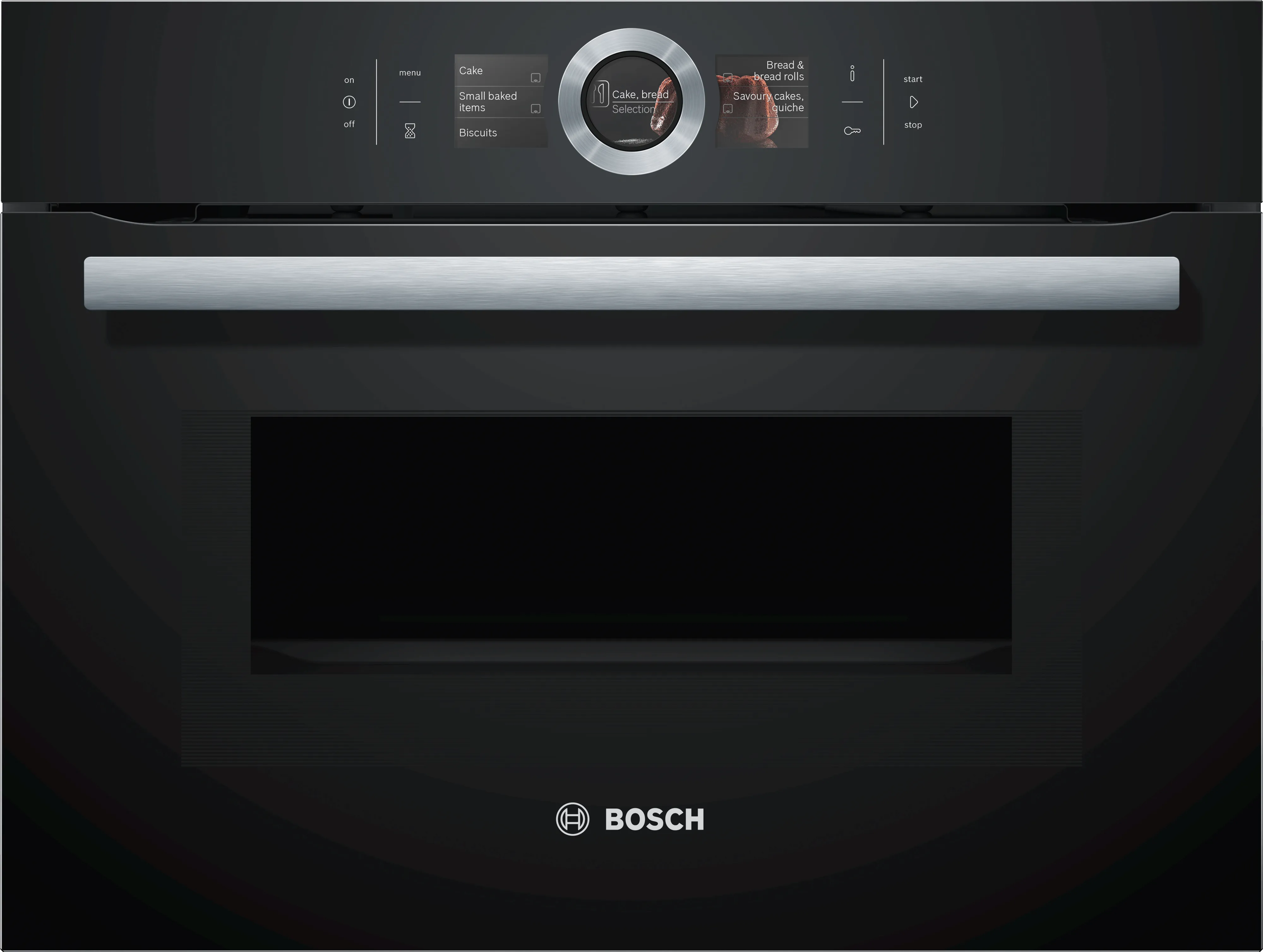 Series 8 Built-in compact oven with microwave function 60 x 45 cm Black