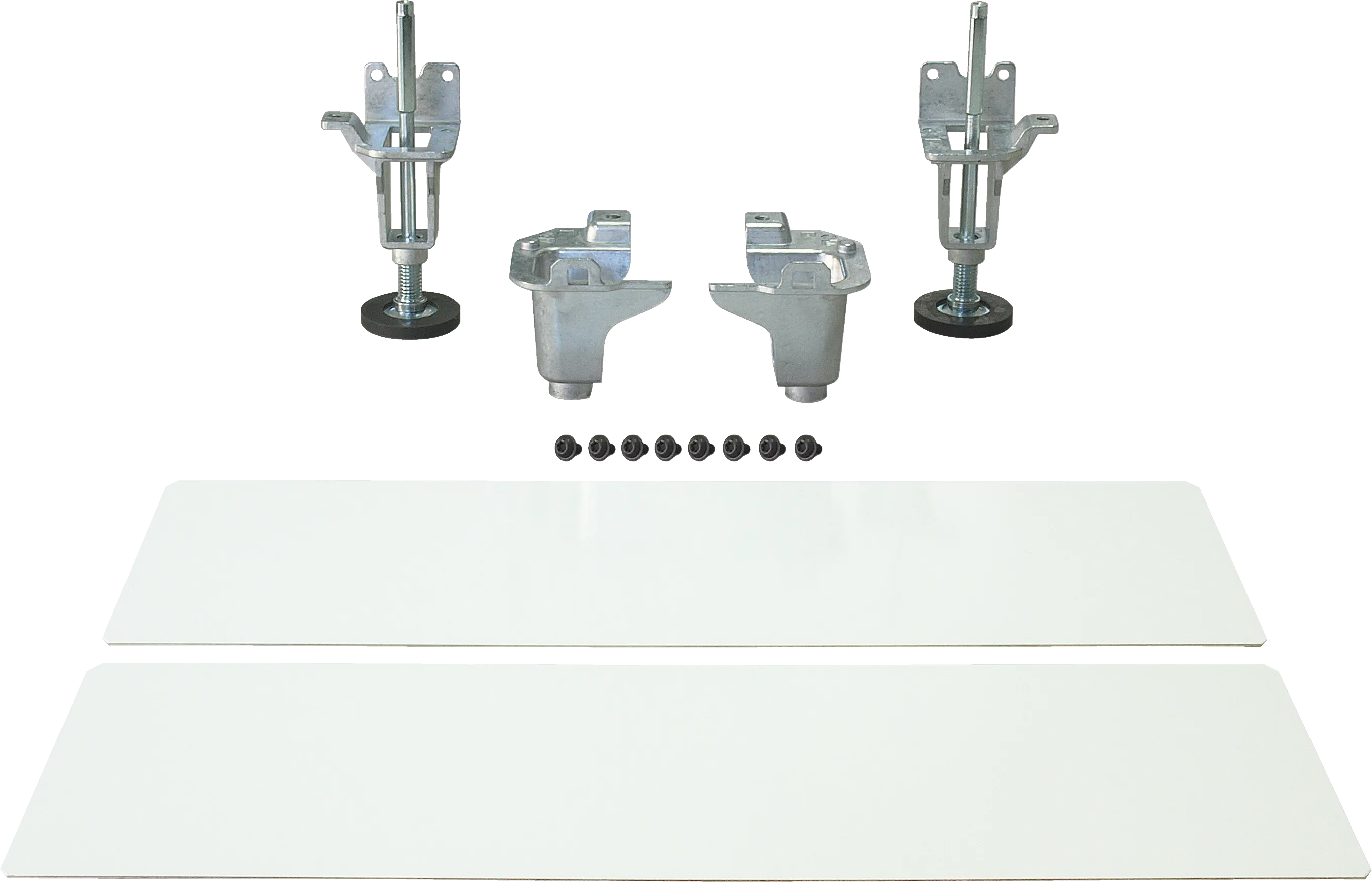 Height-adjustable Feet Accessory compl. Height adjustable 5 cm - for 90cm worktops